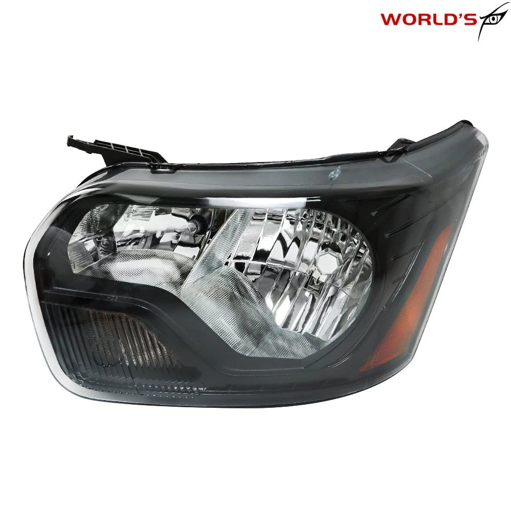 Halogen Black Headlight for Ford Transit 150 250 350 (2015–2021)