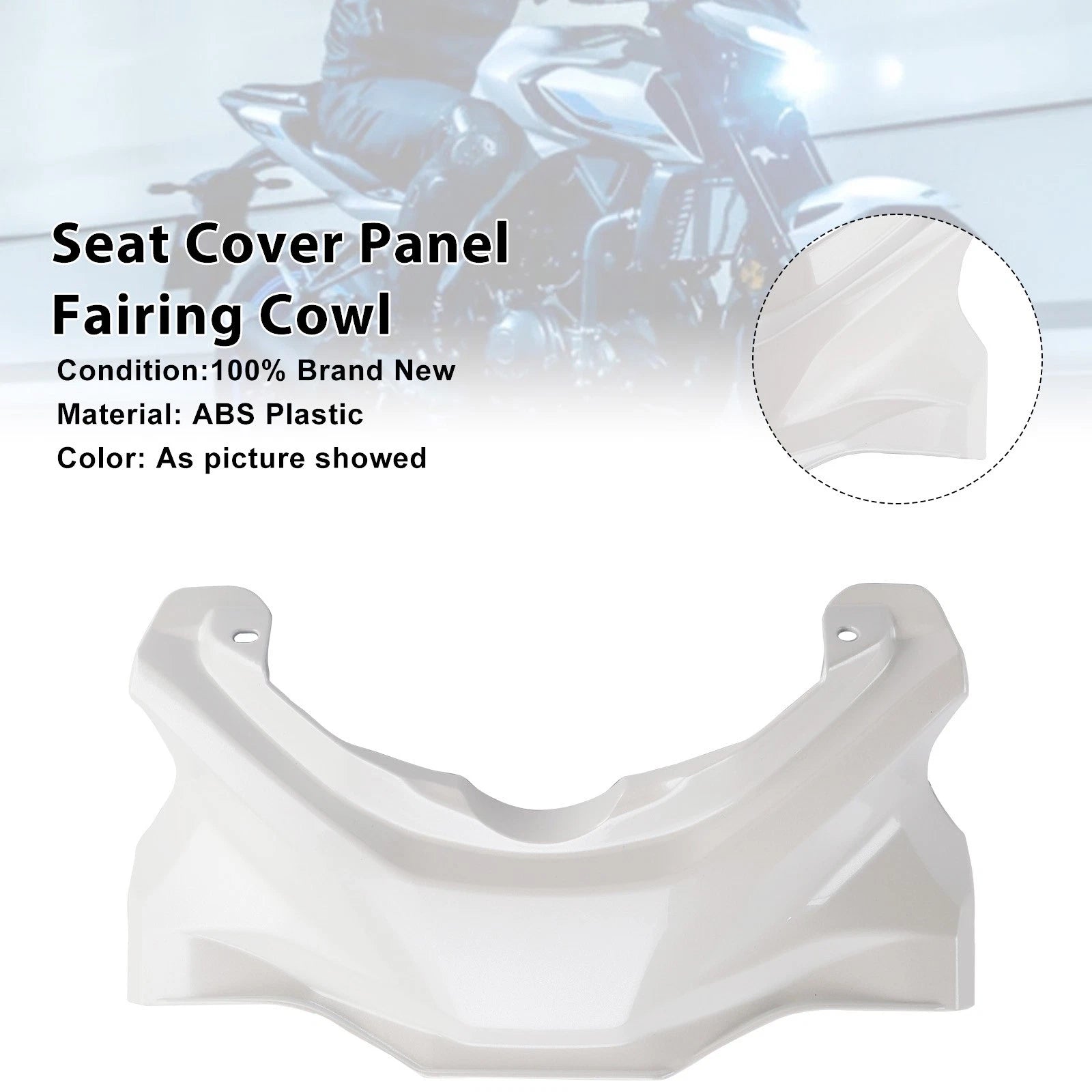 Seat Cover Panel Fairing Cowl for Yamaha YZF-R3 R25 MT-03 (2025–2026) White