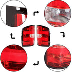 Tail Light Brake Lamp Assembly Set for Chevy Silverado (2007–2013)