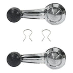 Chrome Door Window Crank Handles for Cadillac Chevy