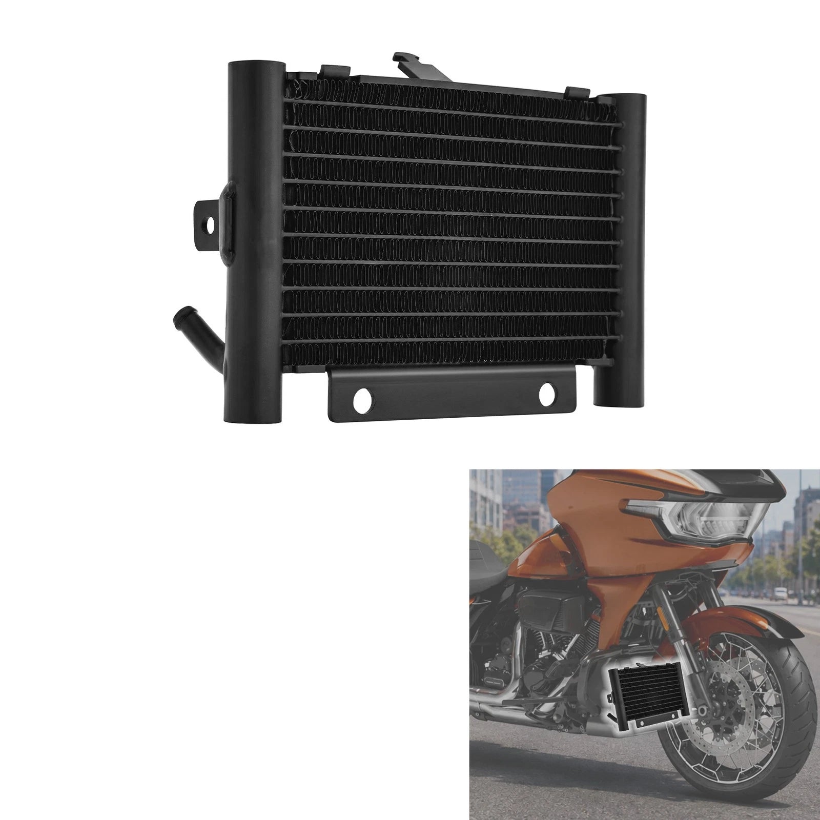 Aluminum Oil Cooler Radiator for Harley Electra Glide (2017–2023)