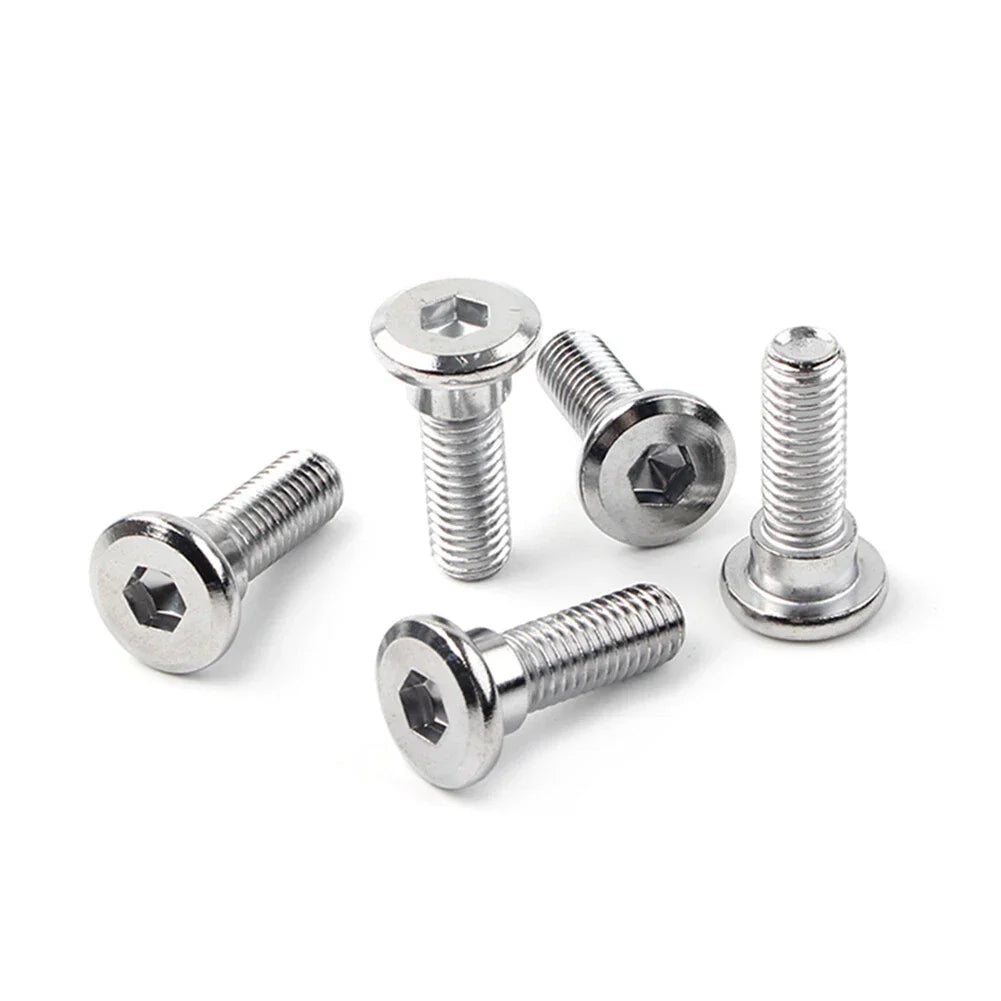 5 x M8x25mm Steel Bolts Hex Socket Disc Brake Rotor Screws Fasteners