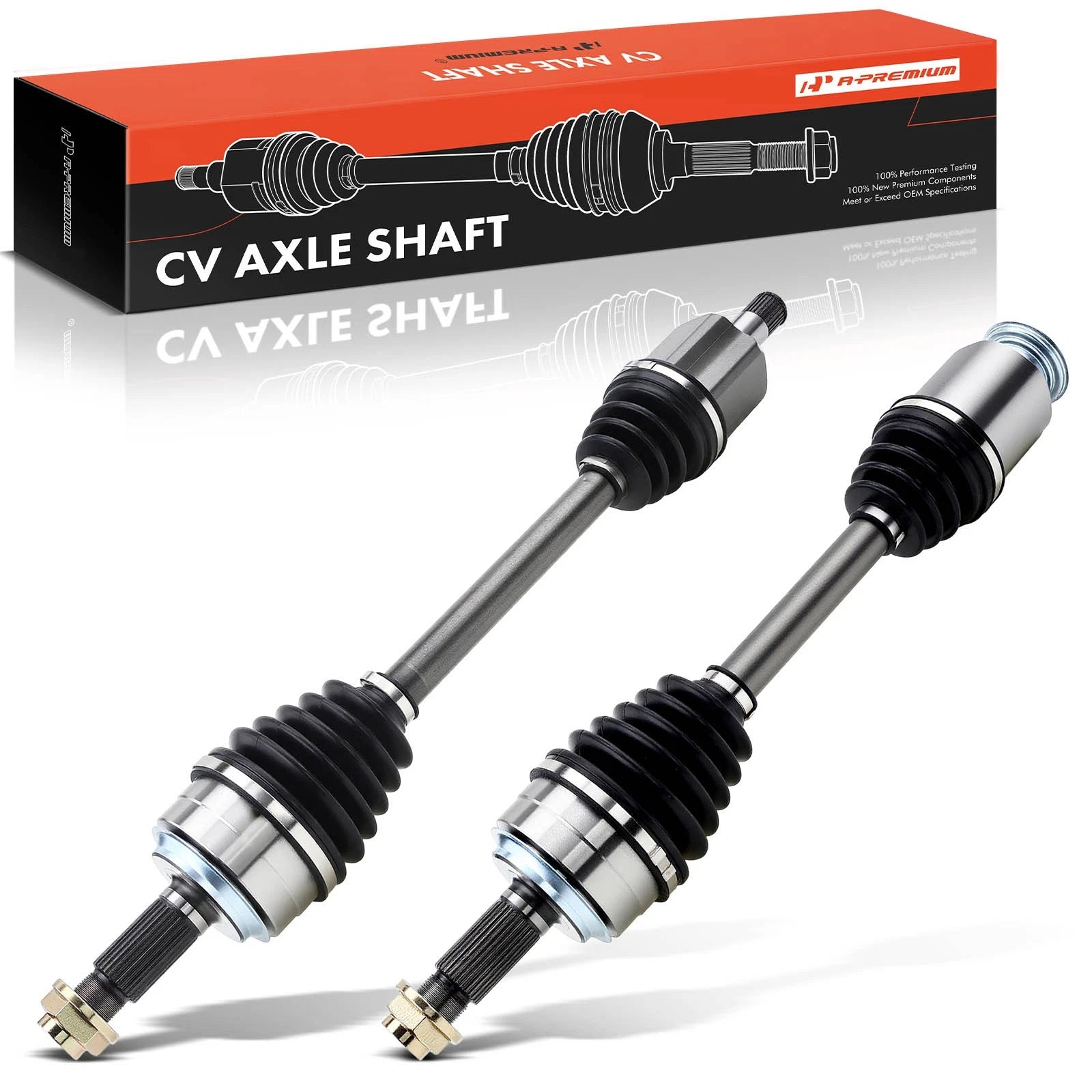2X Front CV Axle Assembly for Honda CR-V (2007–2014) L4 2.4L