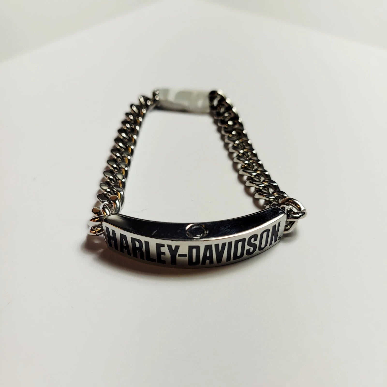 Curb Chain Bracelet for Harley-Davidson (34B00155-9) Stainless Steel