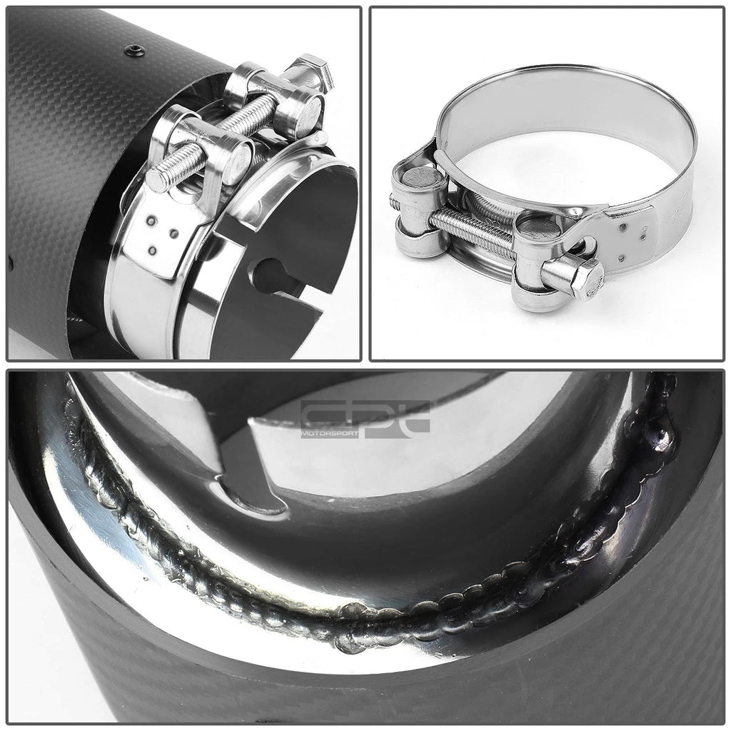 3" Inlet 4" Slant Outlet Exhaust Muffler Tip for Universal Fit (All Years)