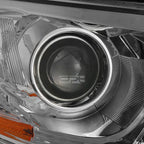 Chrome Housing Amber Corner Projector Headlight for Toyota Highlander (2014–2016)