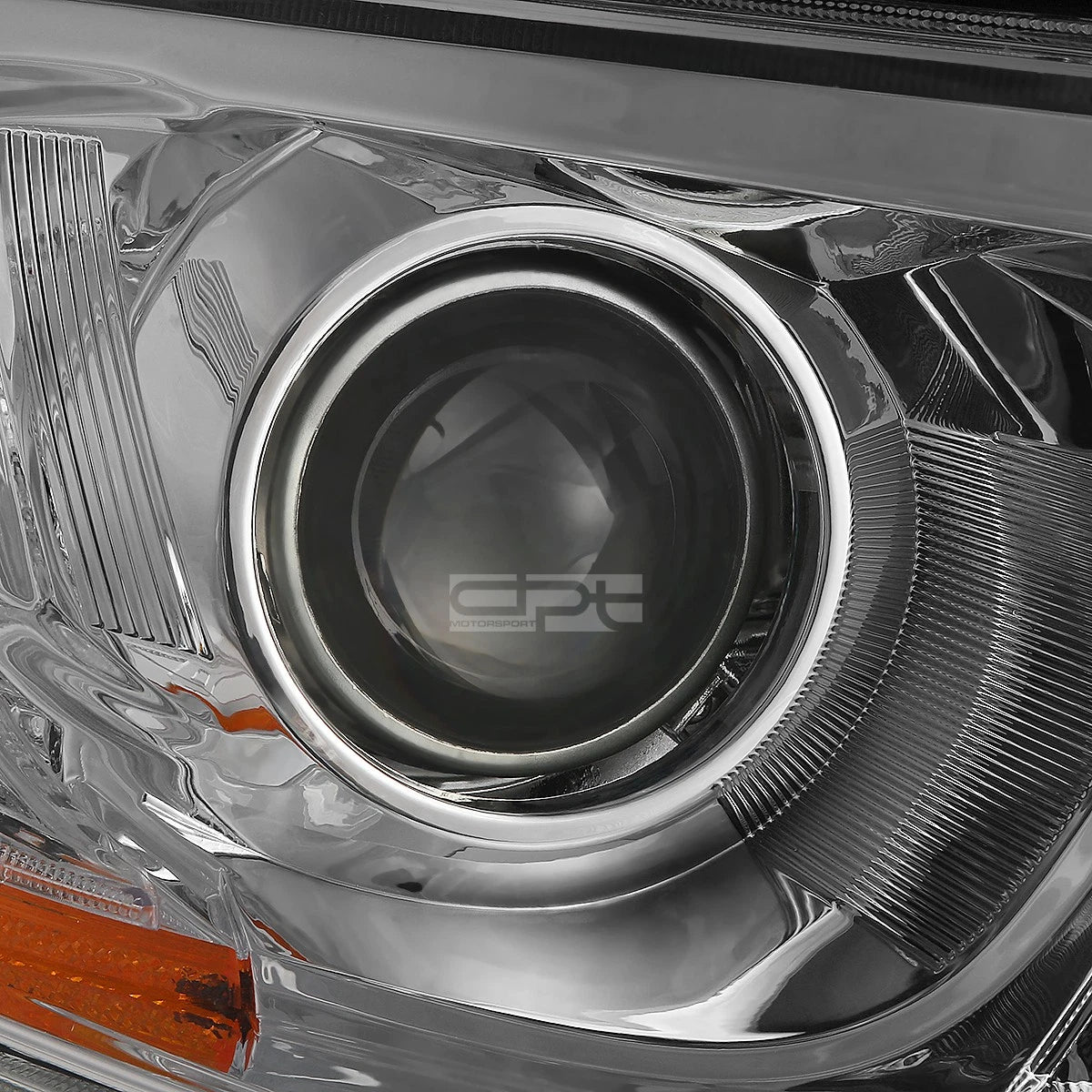 Chrome Housing Amber Corner Projector Headlight for Toyota Highlander (2014–2016)