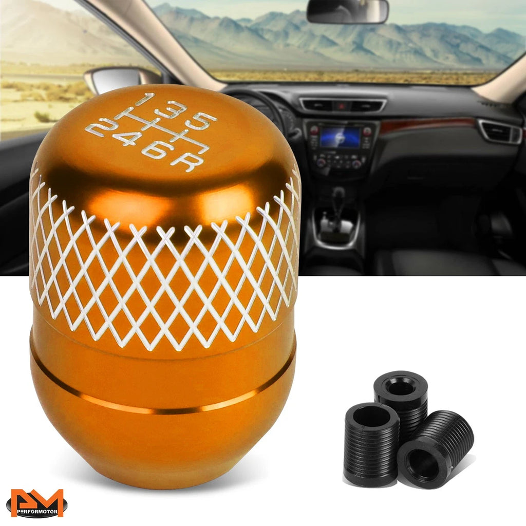 42mm Racing Manual 6-Speed Aluminum Shift Knob for Universal JDM Type-R