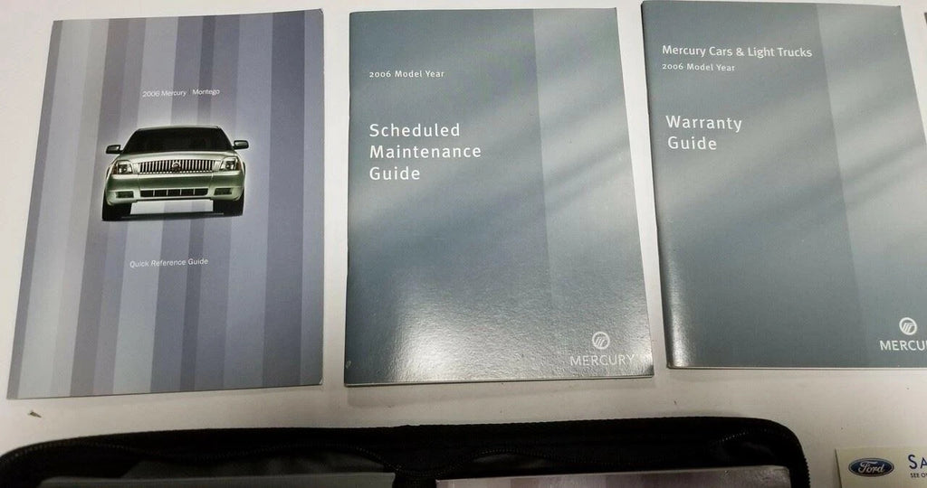 Owner's Manual with Case for Mercury Montego (2006)