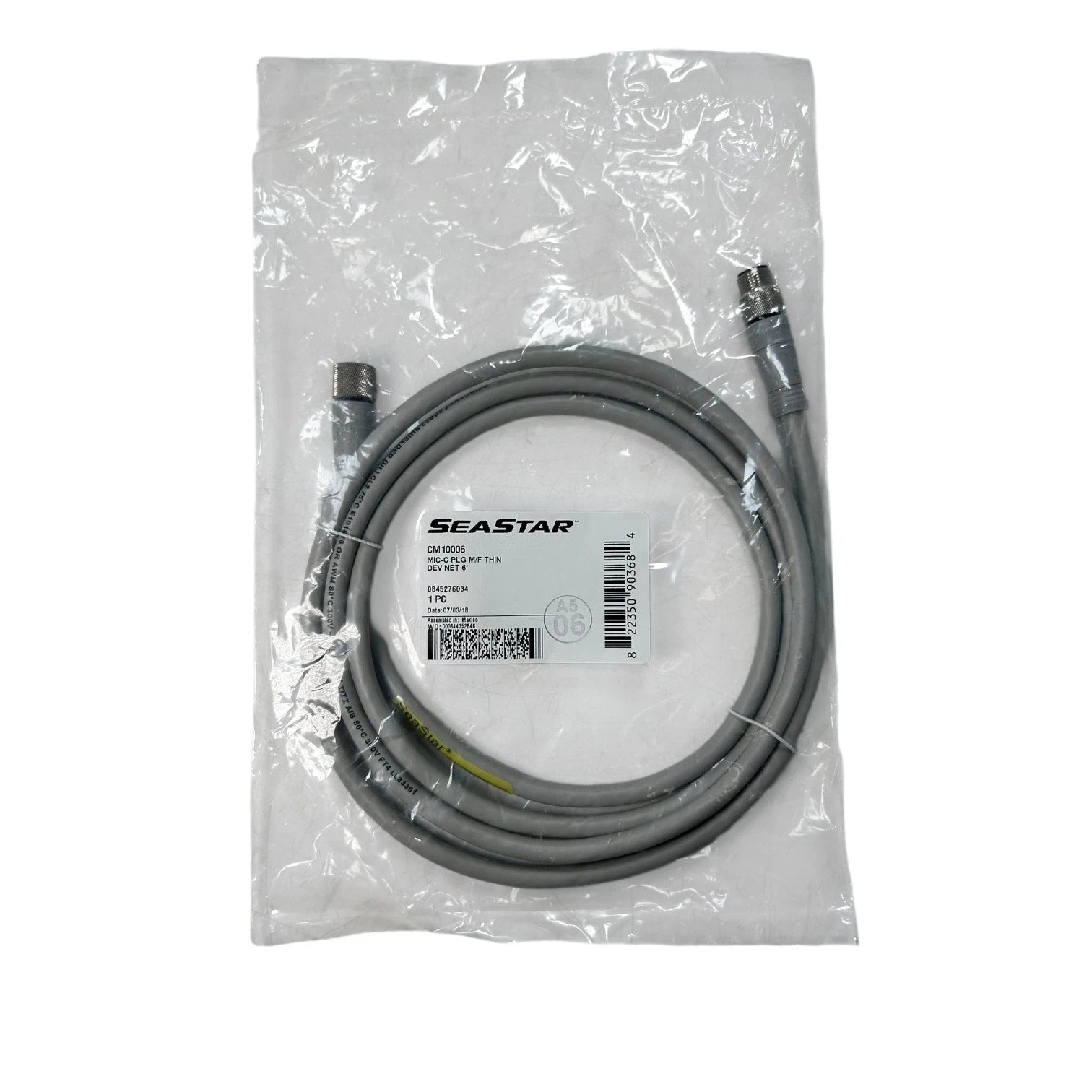 SeaStar CM10006 Micro-C Male & Female Cable Harness 6 FT for Marine (OEM)