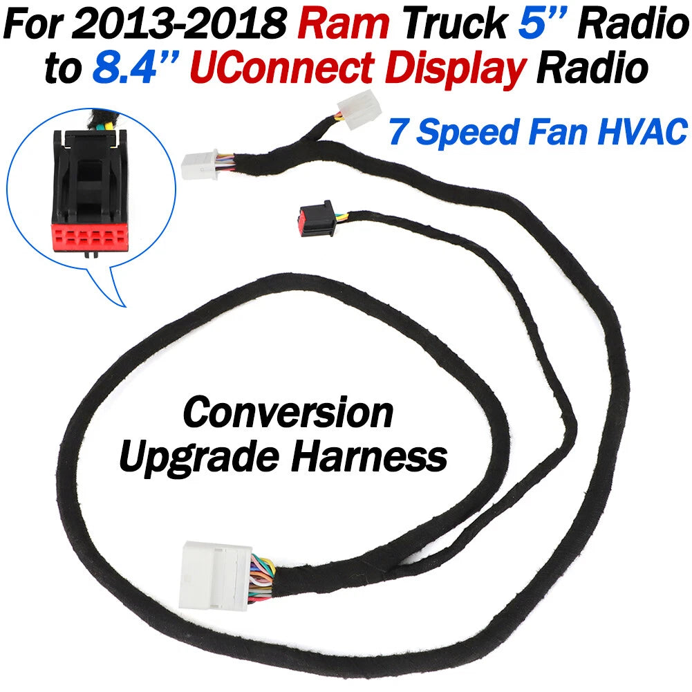 HVAC Fan UConnect Conversion Harness for Ram Truck 2013–2018