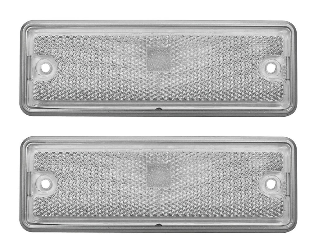 Clear Rear Side Marker Lights for 1978–1987 Chevy El Camino GMC Caballero