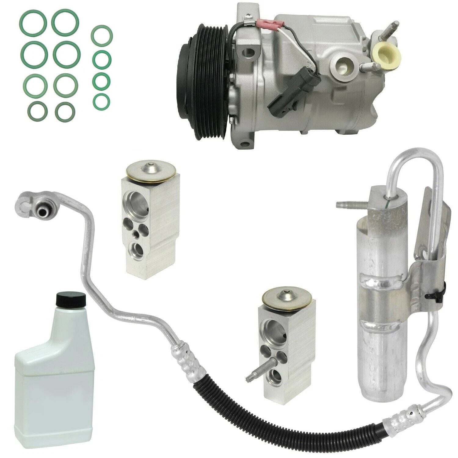 AC Compressor Kit Replacement with Rear for Audi A4 (2011–2016)