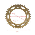 Rear Drive Chain Sprocket 530 42T for Honda CBR1000RR (2004–2019)