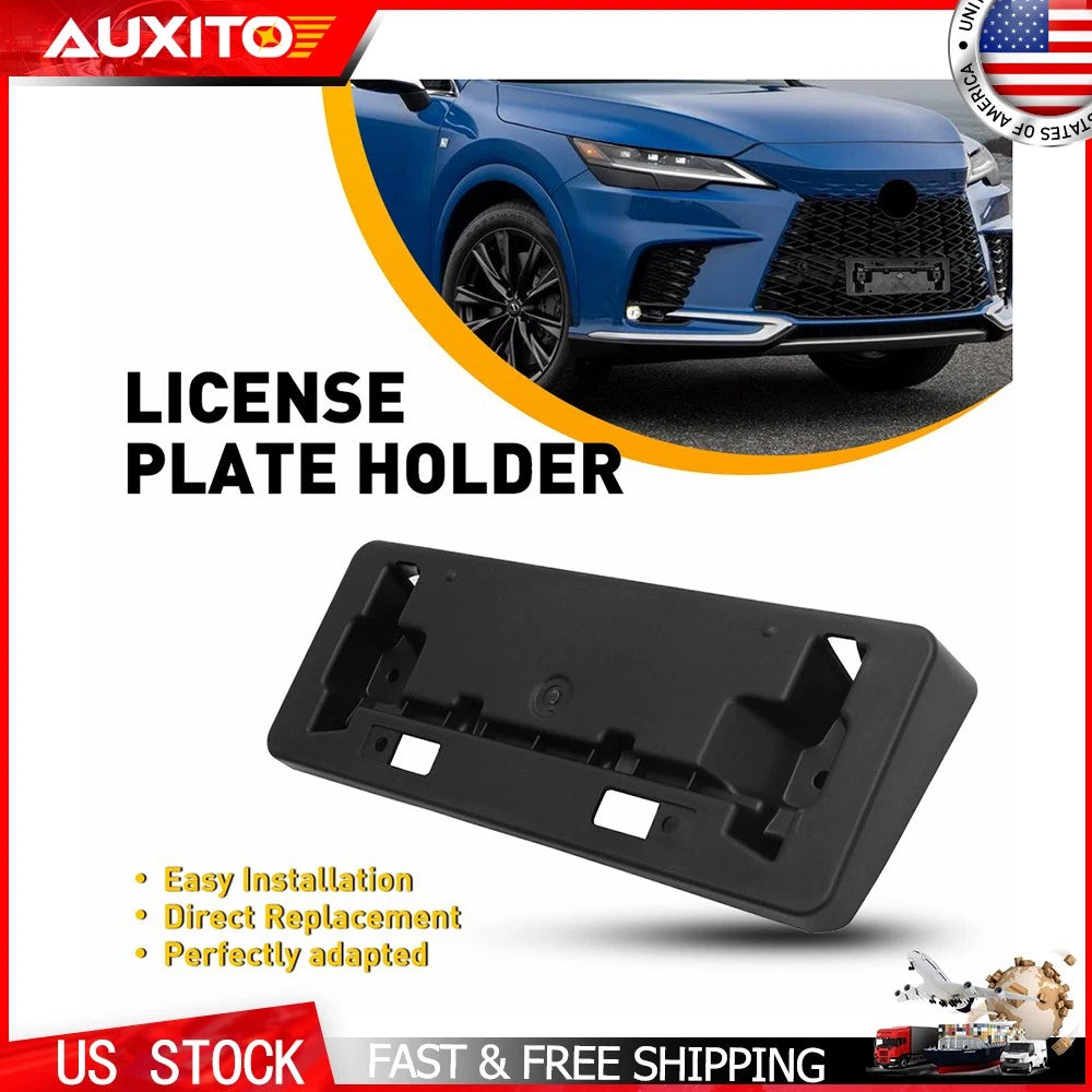 Front License Plate Tag Holder Bracket for Lexus RX350 RX450h (2016–2019)