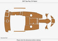 Seadek Swim Platform Cockpit Foam Teak EVA Flooring for Sea Ray 210 Select (2007)