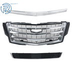 Front Upper Grille with Hood Molding Trim for Cadillac Escalade (2015-2020)