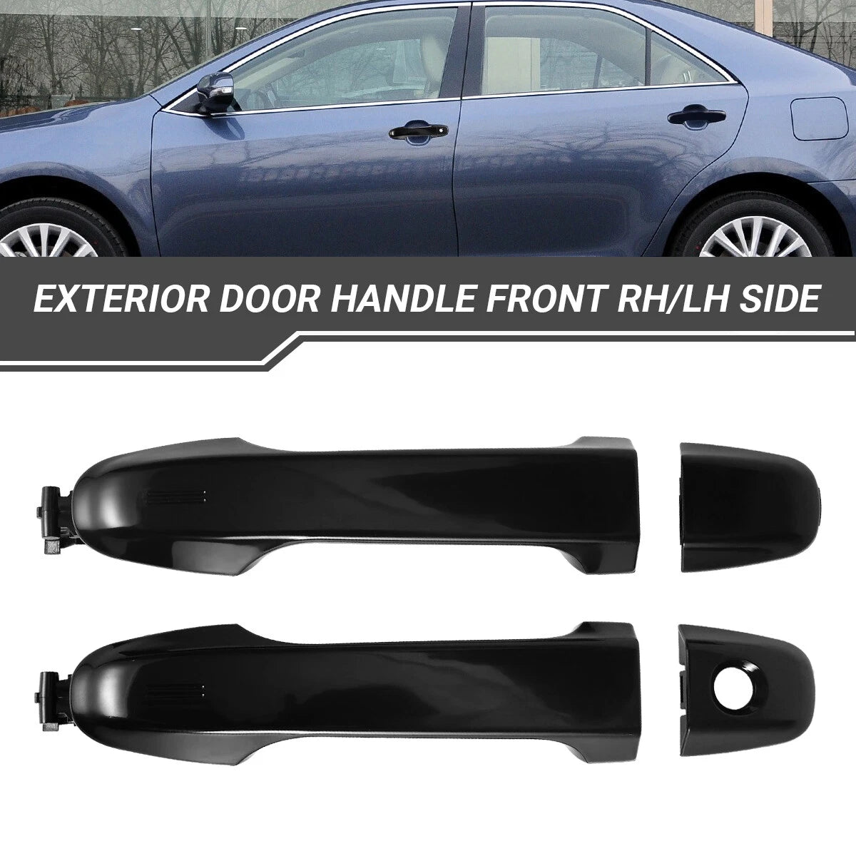 2Pcs Exterior Door Handle for Toyota Camry (2012–2017)