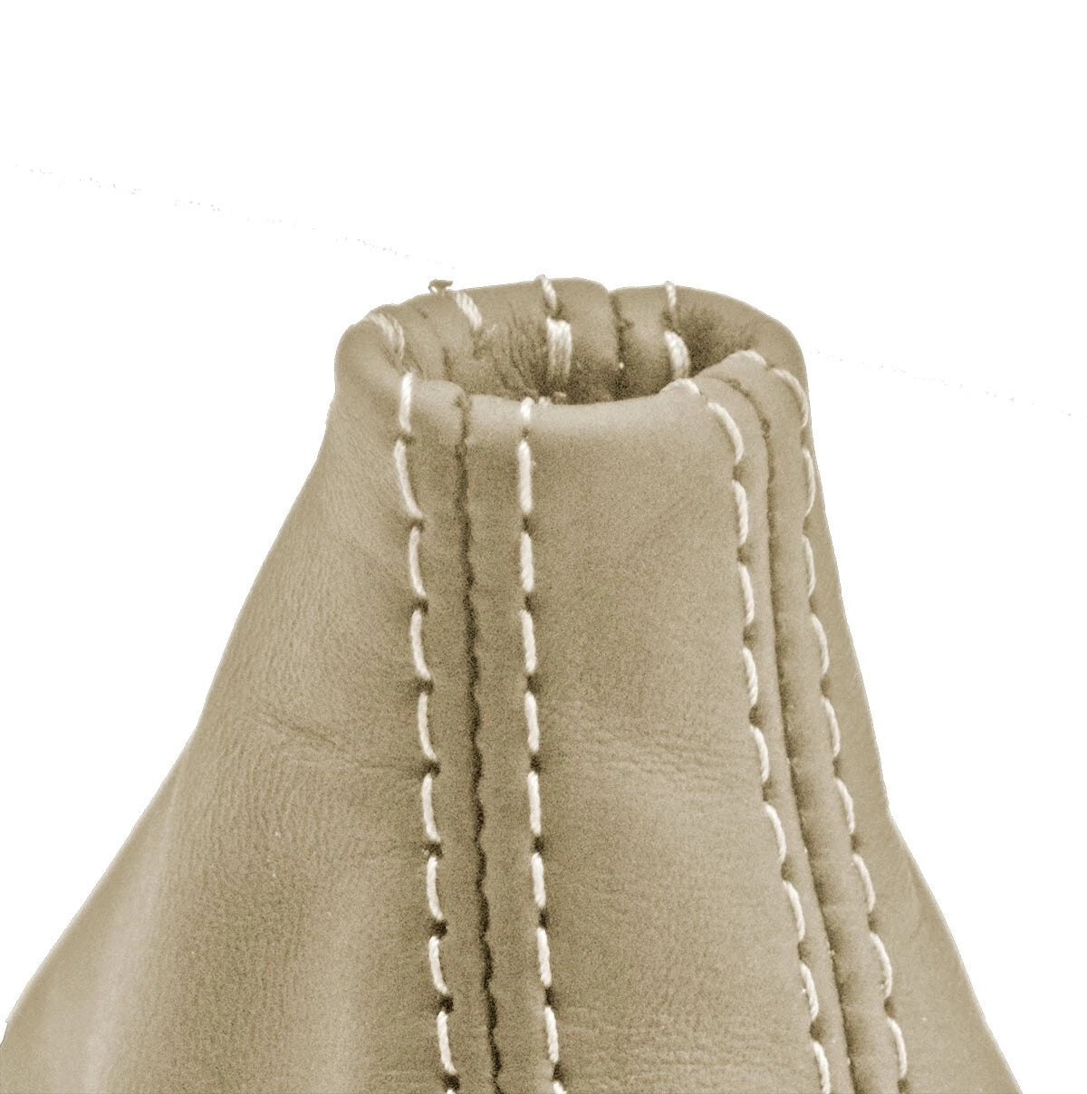 Leather Automatic Shift Boot Cover for Audi A6 (2005–2011) Beige