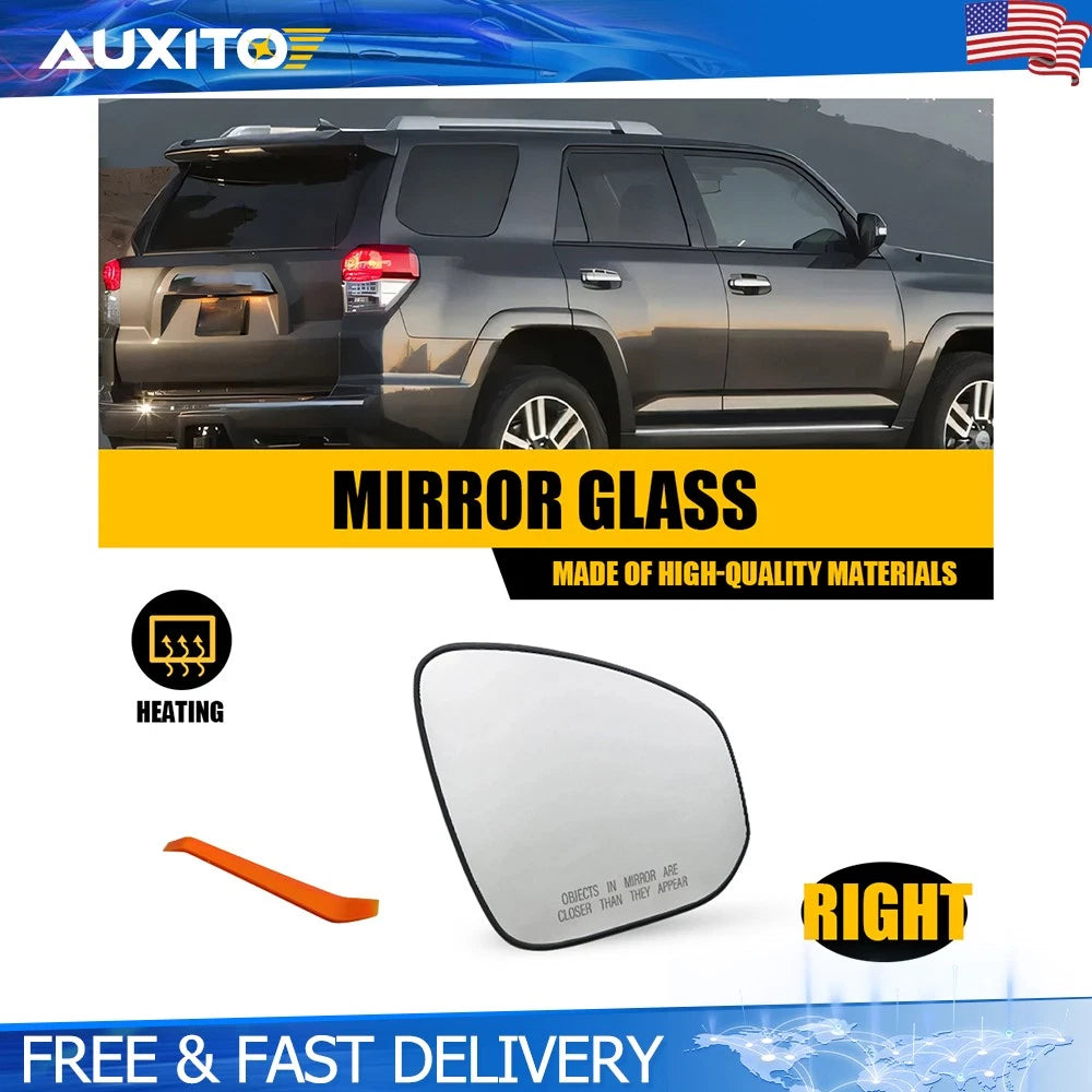 Heated Passenger Right Side Mirror Glass for Toyota RAV4 (2013–2018) 87902-04010