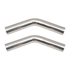 8Pcs 4" OD Stainless Steel Mandrel Bend Exhaust Pipes for Universal Fit