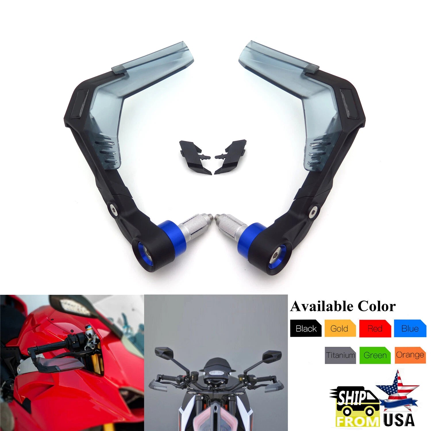 Brake Clutch Lever Protector Guard for Motorcycle 22MM 7/8"