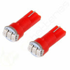 10x T5 Ultra Red LED Wedge Bulb for Dashboard Gauge (58, 70, 73, 74)
