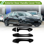 Set of 1 Exterior Door Handle Cover Trim for Kia K5 (2020–2025) Gloss Black ABS