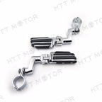 Flame Foot Peg Clamps 1.5" for Harley Sportster 883 1340 XL1200 (1986–2023)
