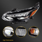 Left Driver Headlight with Bulbs for Nissan Sentra (2024–2025)
