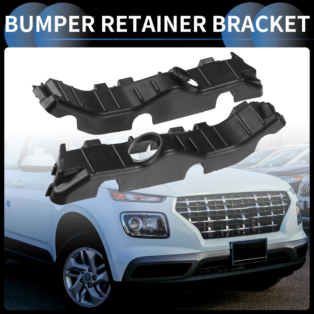 1 Pair Front Bumper Retainer Bracket No. 86552K2000 for Hyundai Venue (2020–2023)