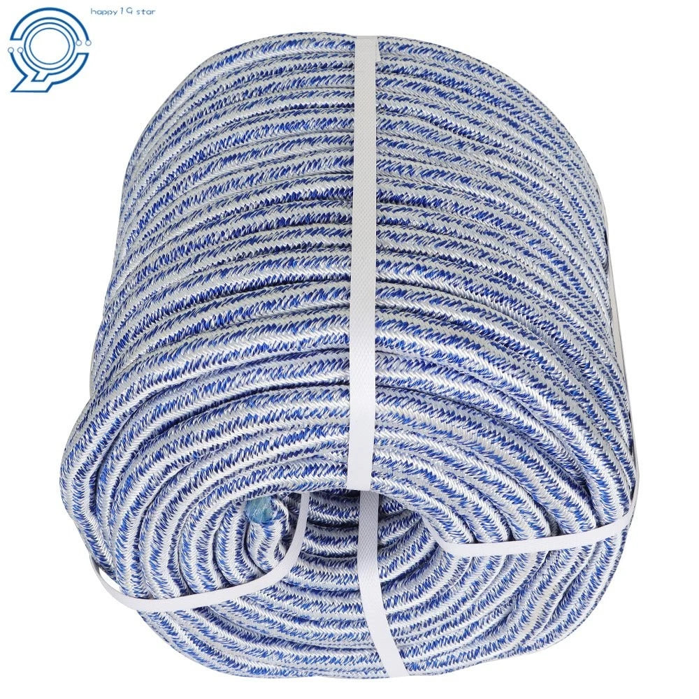 24 Strand Braid Polyester Rope 3/4" × 200' for Arborist Use (20000 lbs)