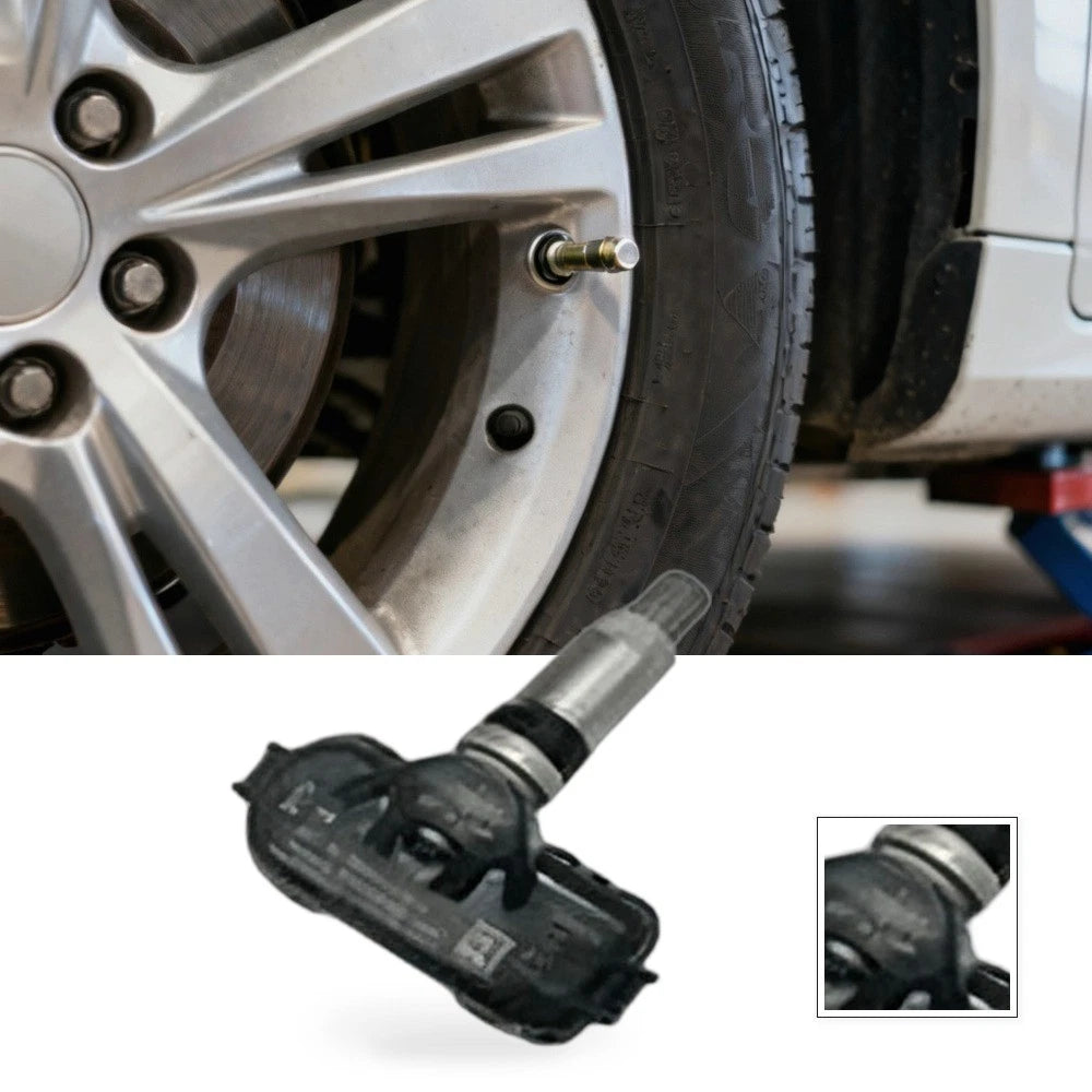 TPMS Sensors Metal Valve Silver for Hyundai ix35, Kia Cerato