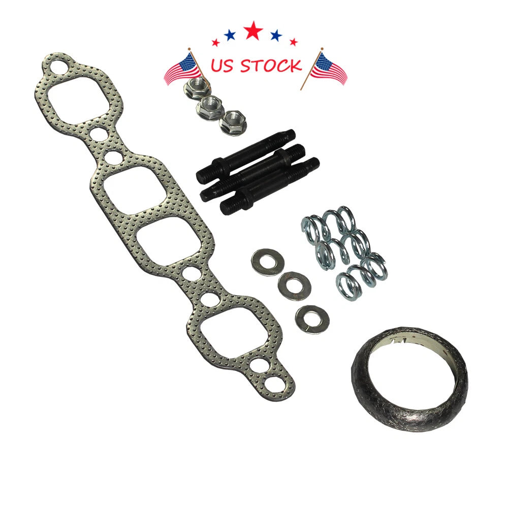 Left Exhaust Manifold with Heat Shield for GMC Chevrolet Pickup