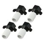 Set of 4 Leak Proof Water Pump Fittings for RV with Thread Seal Tape