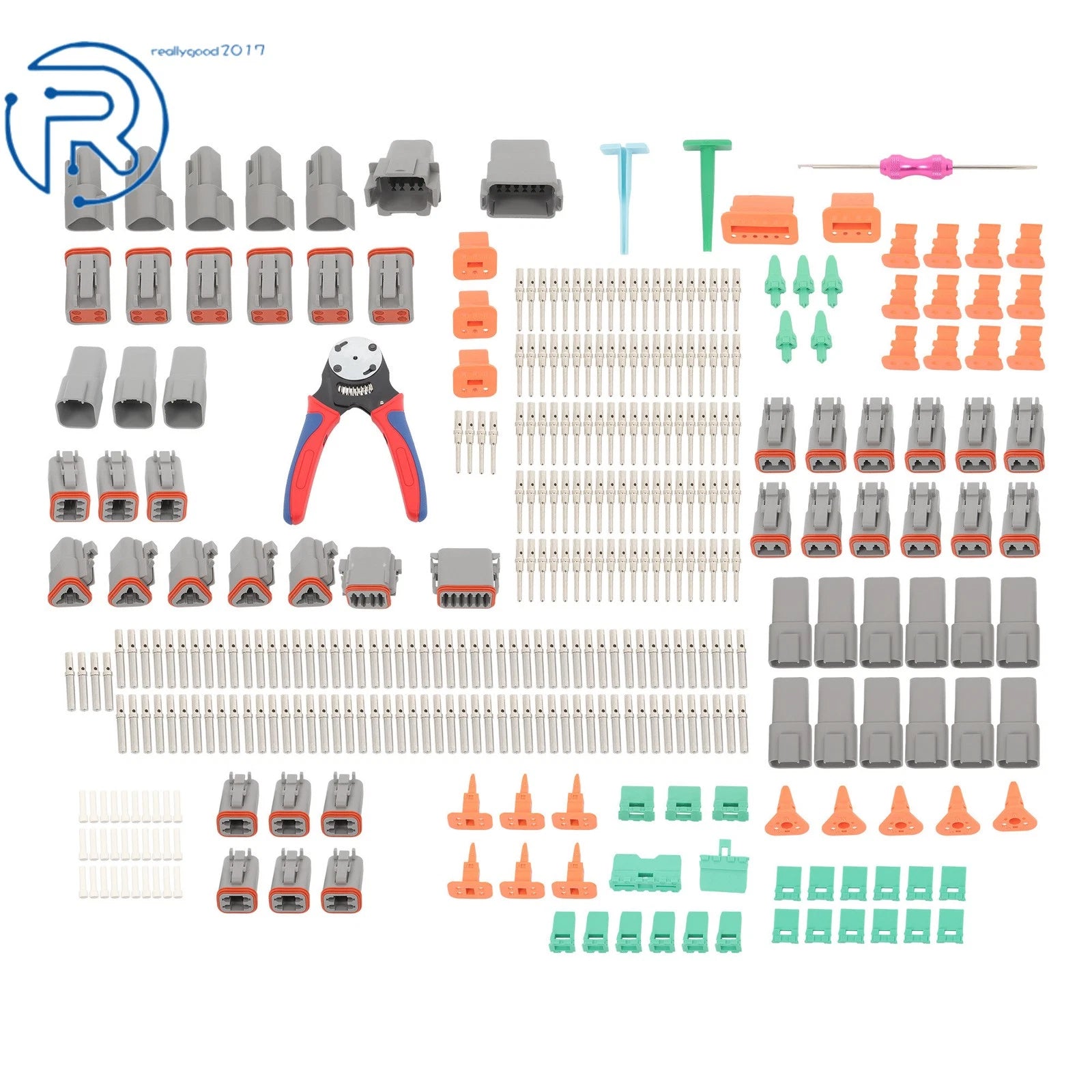 Connector Kit for 2-12 Pin Connectors Size 16 (16-20AWG)