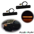 Smoked LED Side Marker Signal Lights for Hummer H2 (2003–2009)