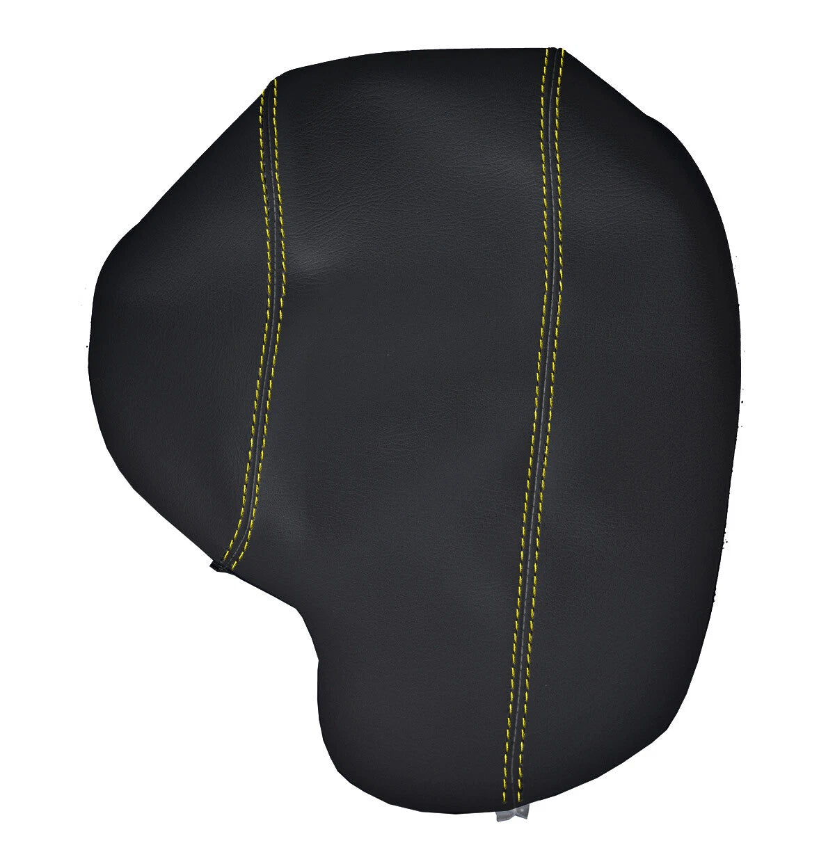 Leather Console Lid Armrest Cover for Subaru Impreza (2017–2020) Yellow Stitch