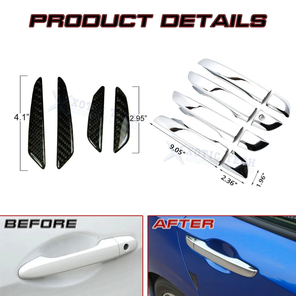 No Keyless Hole Door Handle for Honda Civic (2016-2021)