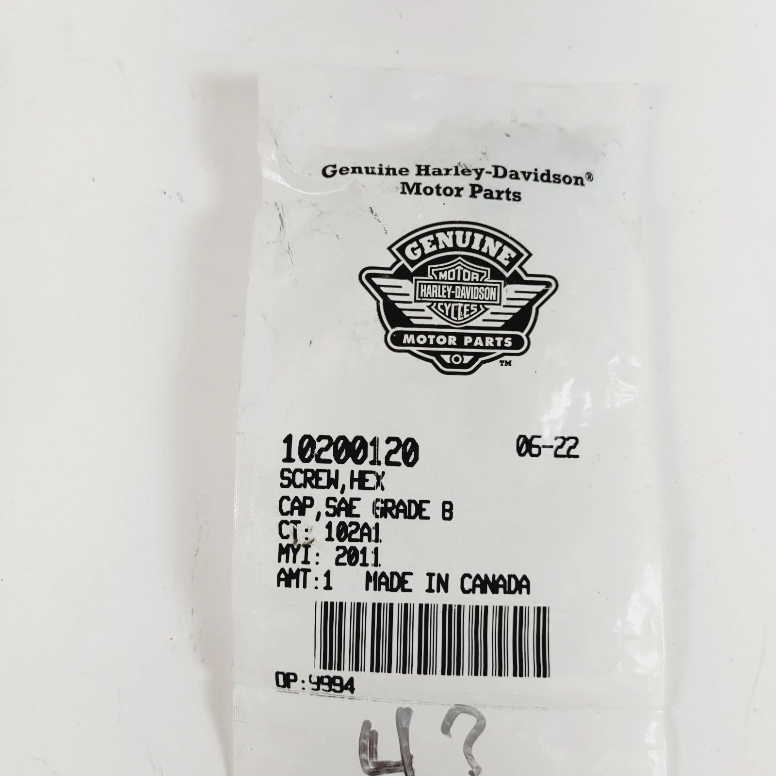 Hex Cap Screw 1/8 X 18 X 1.00 for Harley-Davidson (Fits Specific Models)