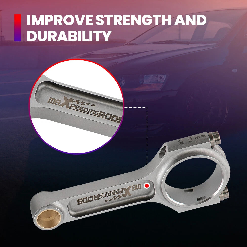 I-Beam Forged Connecting Rods for Honda K20 (2002-2006)