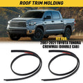 2pcs Roof Drip Molding 75552-0C060 75551-0C060 for Tundra Crew Max (2007–2021)