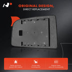 Pair Manual Mirror Glass for Mercedes-Benz Sprinter 2500 3500 (2010–2014)