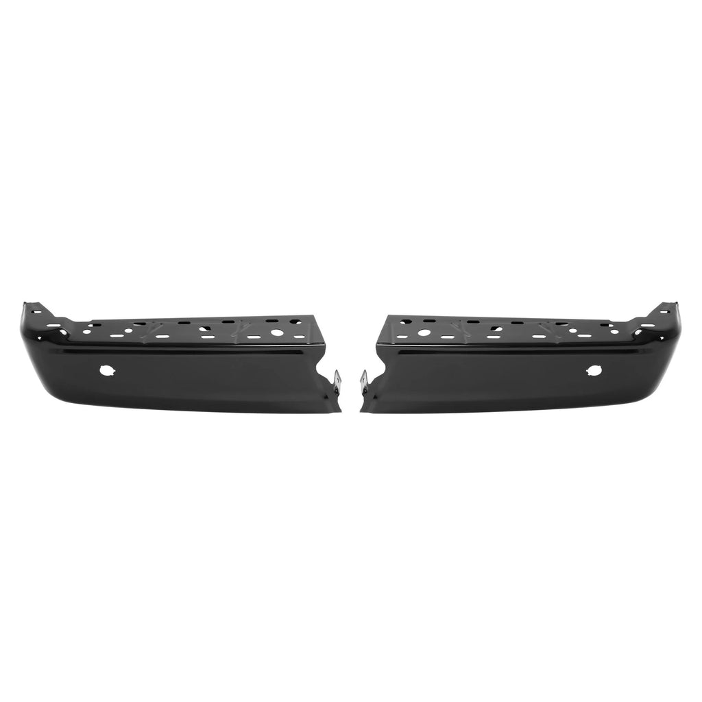 Set of 2 Rear Bumper Ends with Sensor Holes for Ford F-150 (2021–2023)