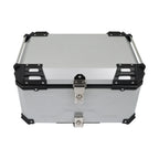 65L Aluminum Motorcycle Trunk Tour Tail Box Waterproof Luggage Case