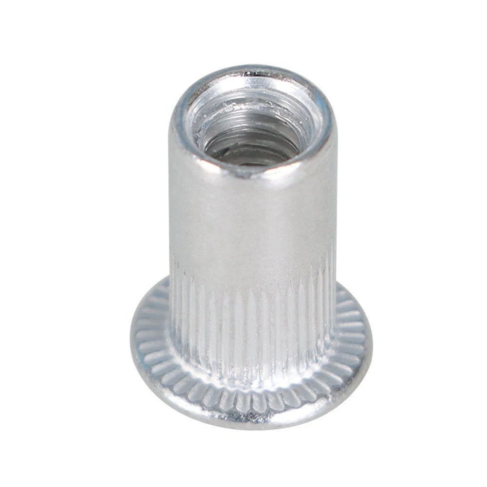 Set of 100 Aluminum Rivet Nuts for Various Applications