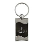 Black Rectangular Wave Keychain - Officially Licensed for Lincoln MKZ