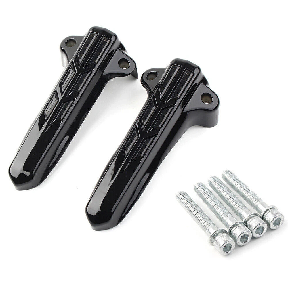 Front Lower Fork Leg Covers LED Smoke Light for Harley FLHR FLHTK FLHX (2014–2020)
