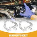 1 Pair LED Headlight Retainer Holder Socket for Mercedes 