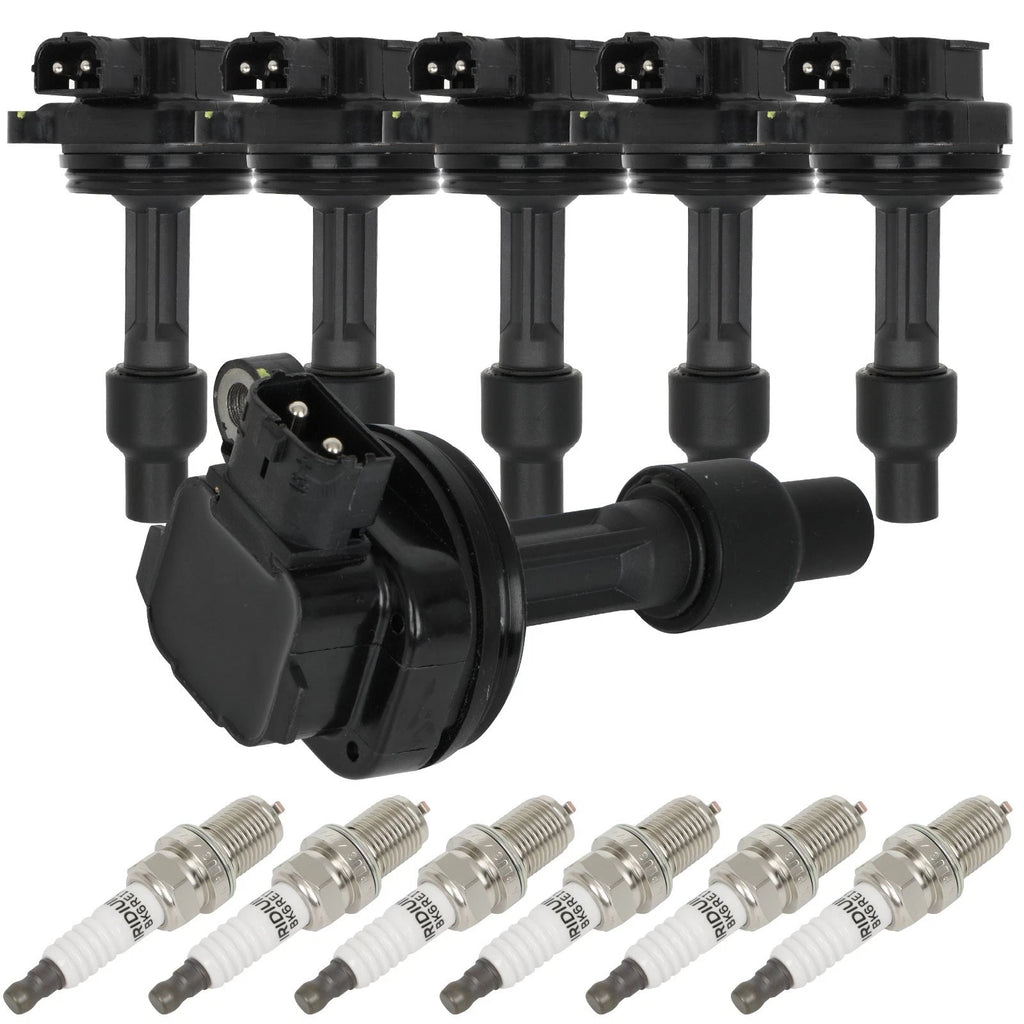 Set of 6 Ignition Coils & 6 Spark Plugs for Volvo 960 S90 (1992–1998)